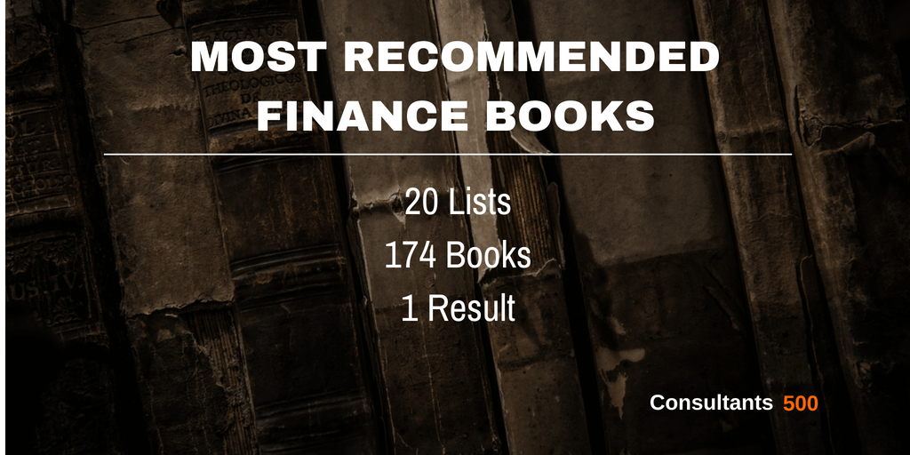 Top 20 of Best Finance Books Most Times by Finance Pros